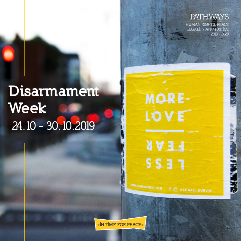 Read more about the article Disarmament Week, 10/24 to 10/30